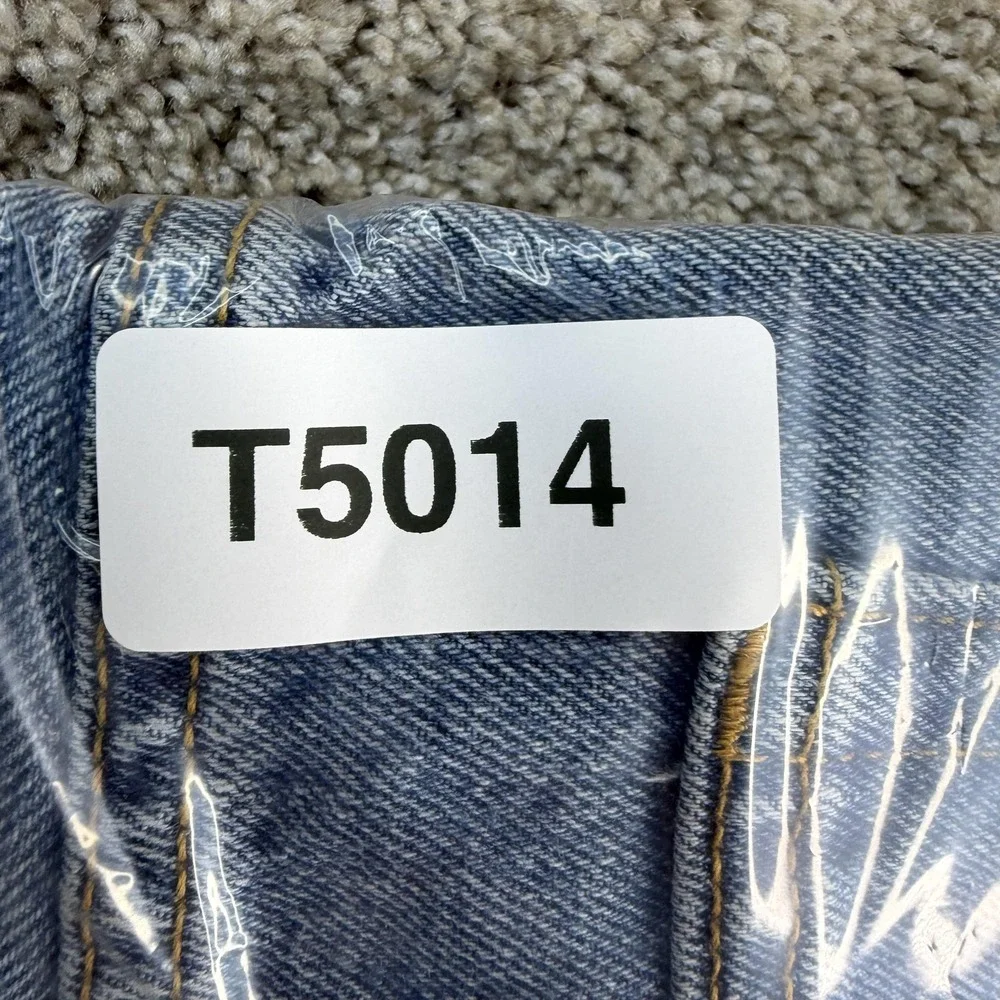 Y2K Levis 550 Jeans Mens 46x32 Light Wash Blue Denim Relaxed Tapered Pants